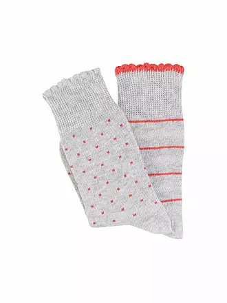 CAMANO | Kinder-Socken 2er Pkg fog melange | 